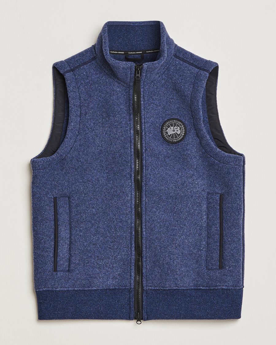 Herre | Vester | Canada Goose | Mersey Fleece Vest Atlantic Navy
