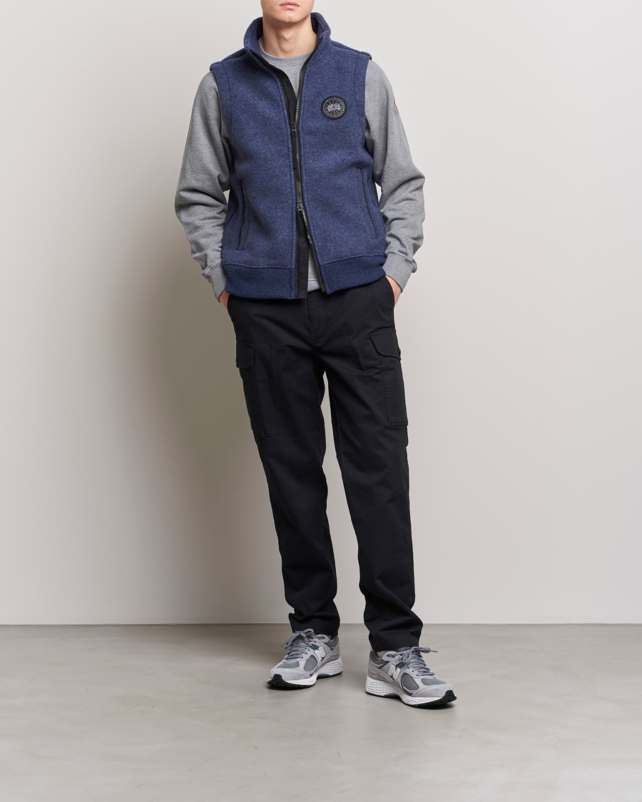 Herre | Vester | Canada Goose | Mersey Fleece Vest Atlantic Navy