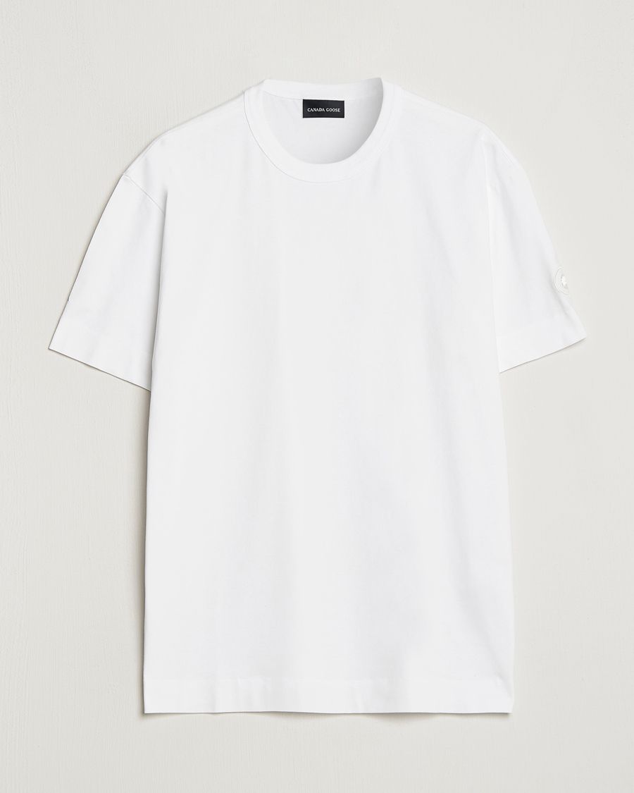 Herre | T-Shirts | Canada Goose | Black Label Gladstone T-Shirt White