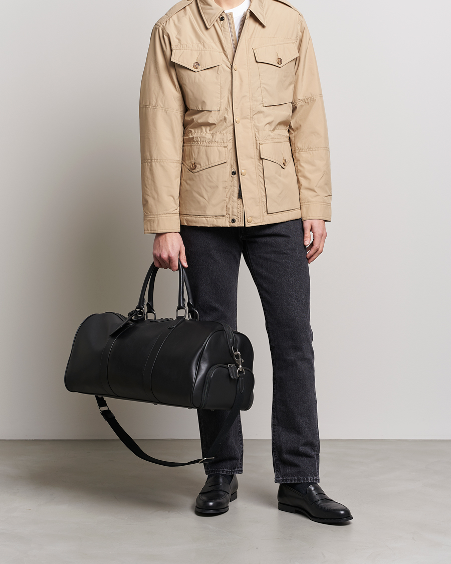 Herre |  | Polo Ralph Lauren | Leather Duffle Bag  Black