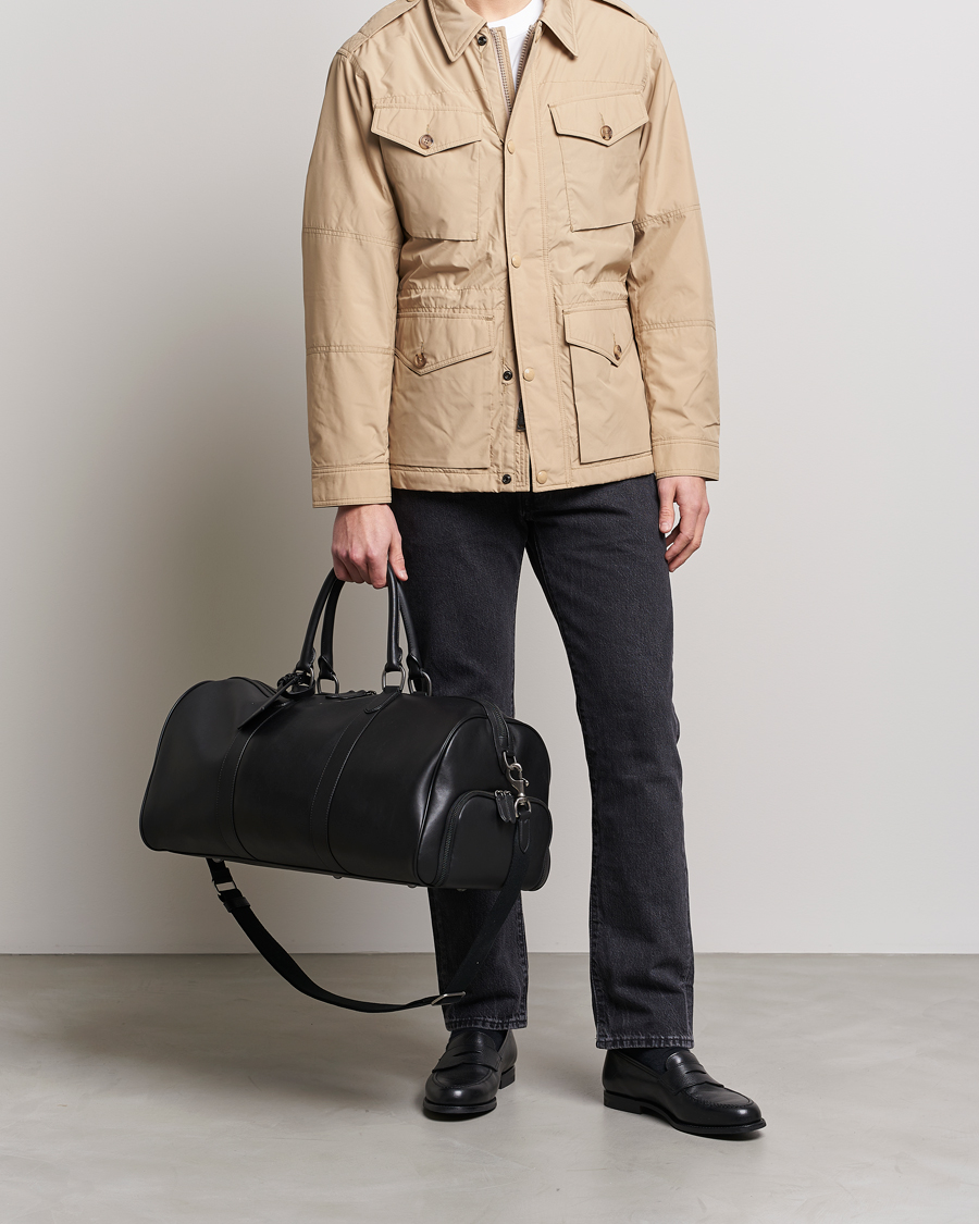 Herre | Polo Ralph Lauren Leather Duffle Bag Black | Polo Ralph Lauren | Leather Duffle Bag Black
