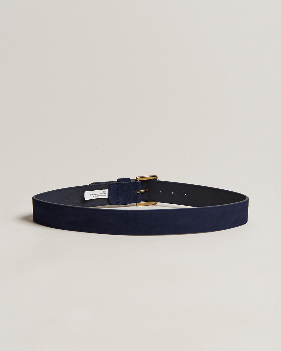 Herre | Belter | Polo Ralph Lauren | Suede Belt Navy