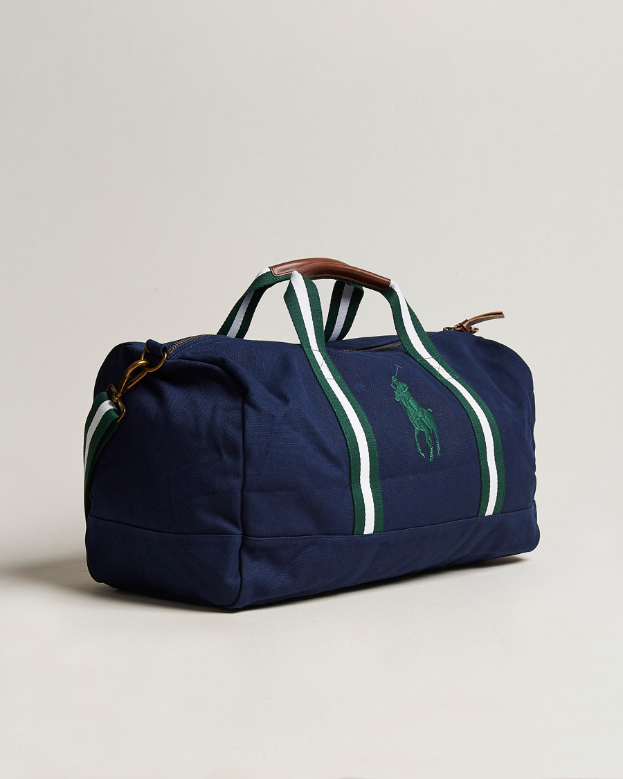Herre | Polo Ralph Lauren Wimbledon Canvas Duffle Bag Navy | Polo Ralph Lauren | Wimbledon Canvas Duffle Bag Navy