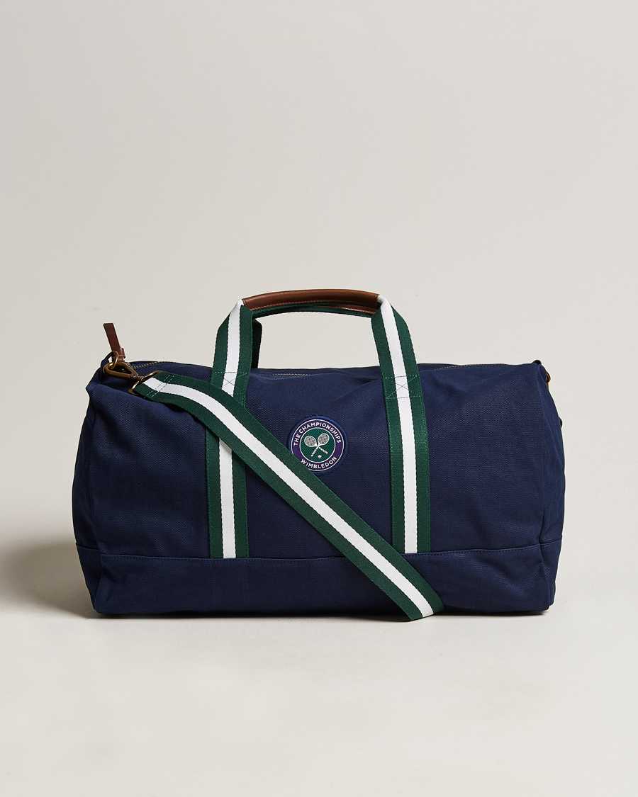 Herre | Polo Ralph Lauren Wimbledon Canvas Duffle Bag Navy | Polo Ralph Lauren | Wimbledon Canvas Duffle Bag Navy