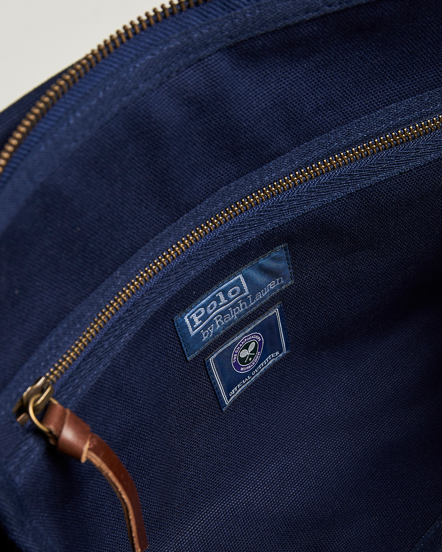 Herre | Polo Ralph Lauren Wimbledon Canvas Duffle Bag Navy | Polo Ralph Lauren | Wimbledon Canvas Duffle Bag Navy