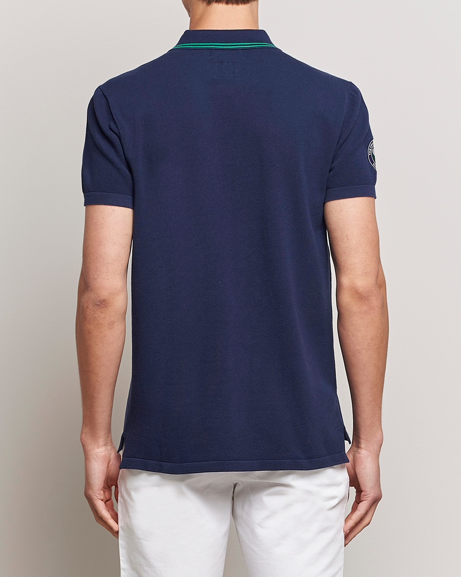 Herre | Pikéer | Polo Ralph Lauren | Custom Slim Fit Wimbledon Polo Refined Navy