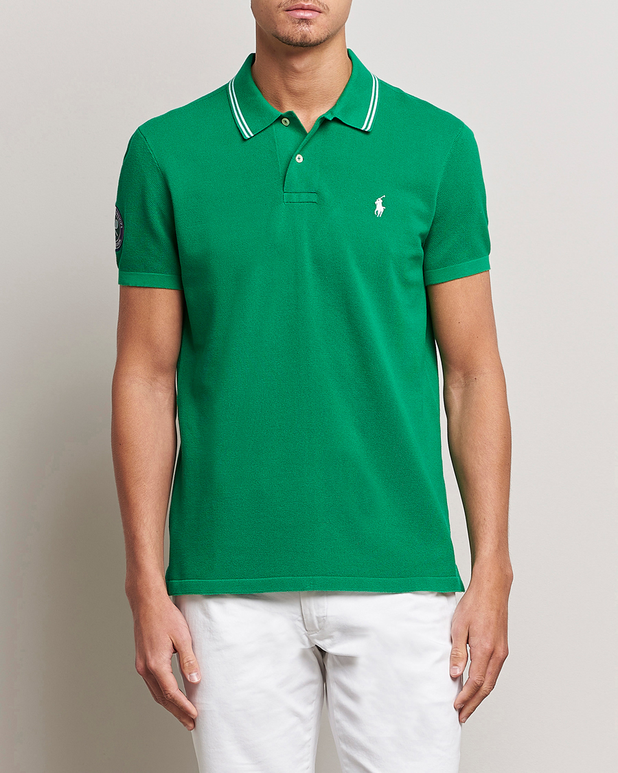 Herre | Klær | Polo Ralph Lauren | Custom Slim Fit Wimbledon Polo Stem Green