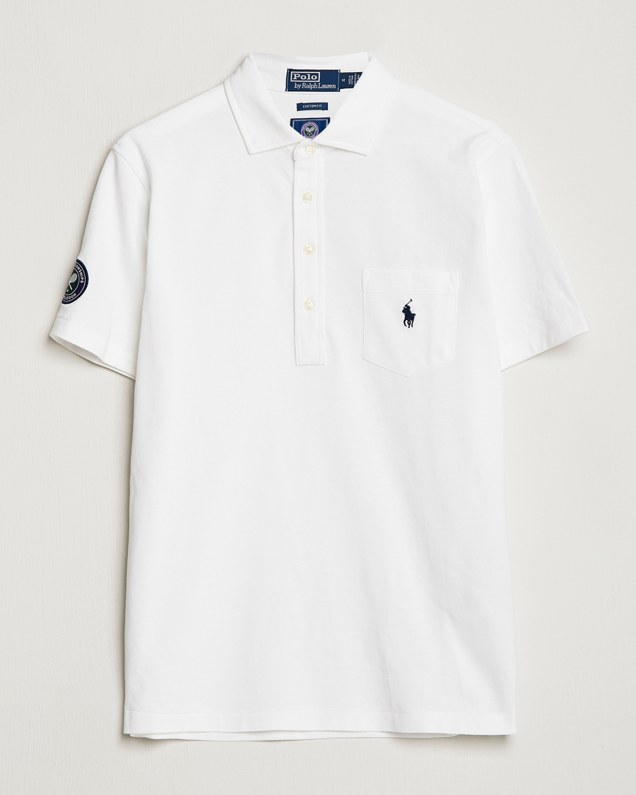 Herre | Pikéer | Polo Ralph Lauren | Wimbledon Pocket Polo White