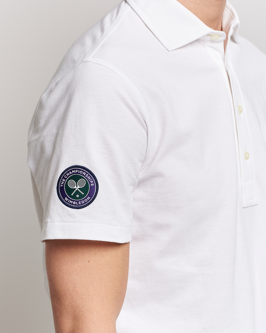 Herre | Pikéer | Polo Ralph Lauren | Wimbledon Pocket Polo White