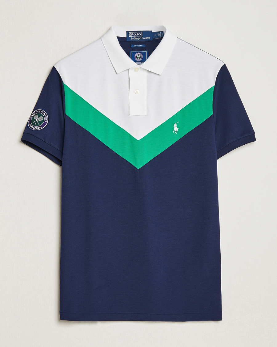 Herre | Pikéer | Polo Ralph Lauren | Performance Wimbledon Polo Refined Navy Multi