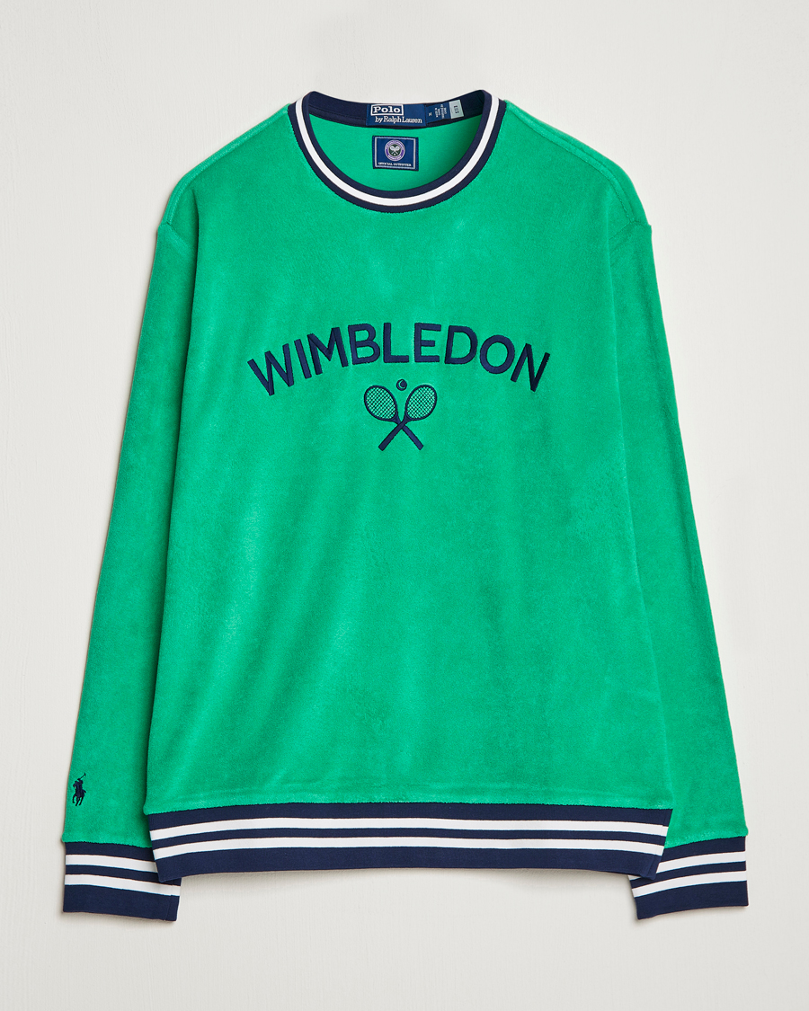 Herre | Gensere | Polo Ralph Lauren | Wimbledon Terry Sweatshirt Stem Green