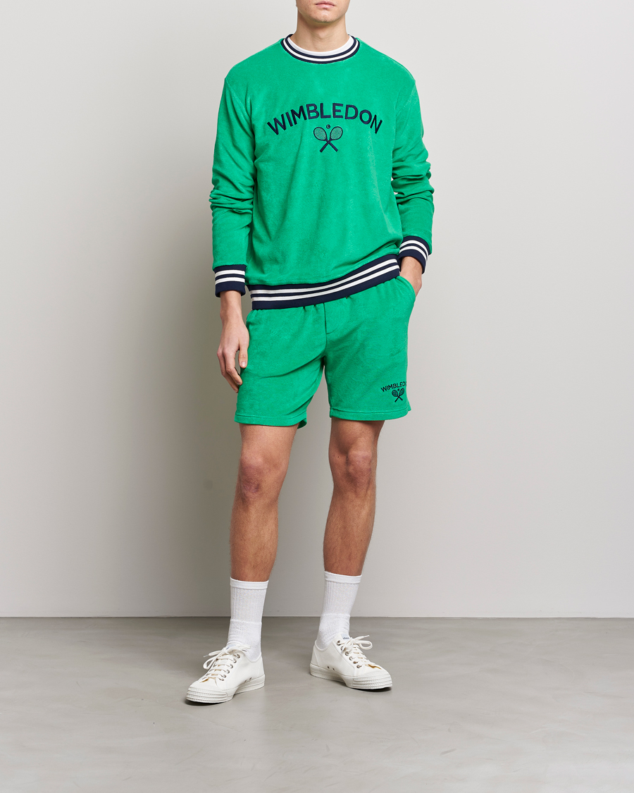 Herre | Gensere | Polo Ralph Lauren | Wimbledon Terry Sweatshirt Stem Green