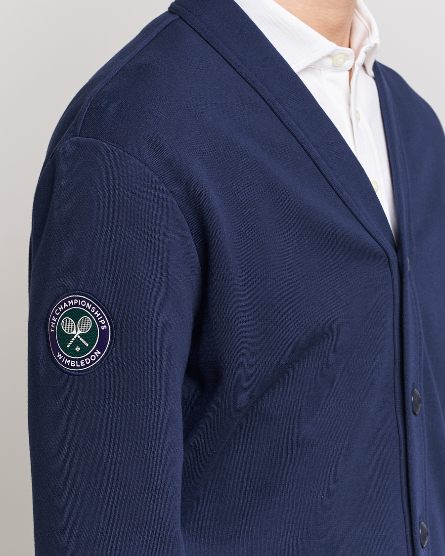 Herre | Gensere | Polo Ralph Lauren | Wimbledon Knitted Cardigan Refined Navy