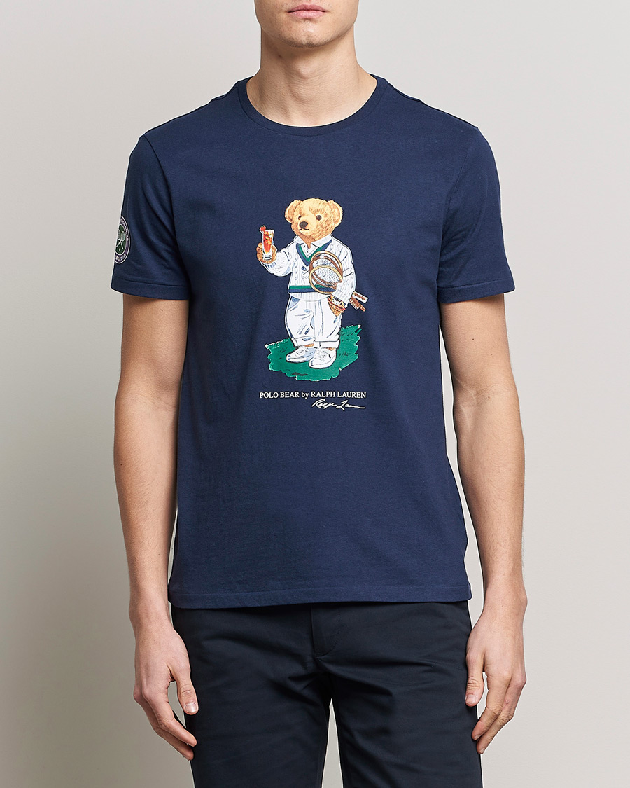 Herre | T-Shirts | Polo Ralph Lauren | Printed Wimbledon Bear Crew Neck T-Shirt Na