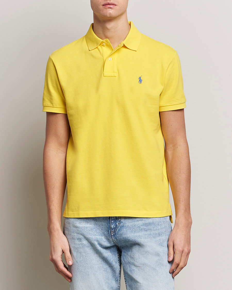 Herre | Kortermet piké | Polo Ralph Lauren | Custom Slim Fit Polo Lemon Crush