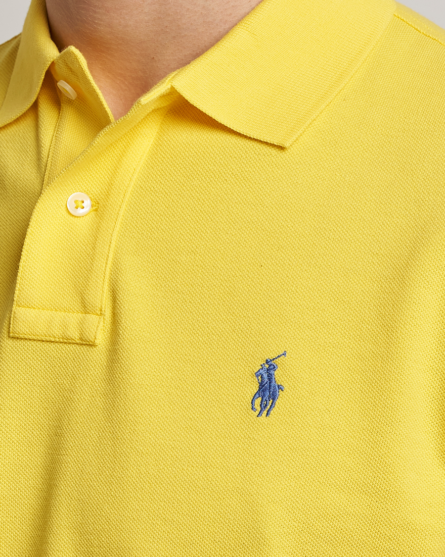 Herre | Pikéer | Polo Ralph Lauren | Custom Slim Fit Polo Lemon Crush