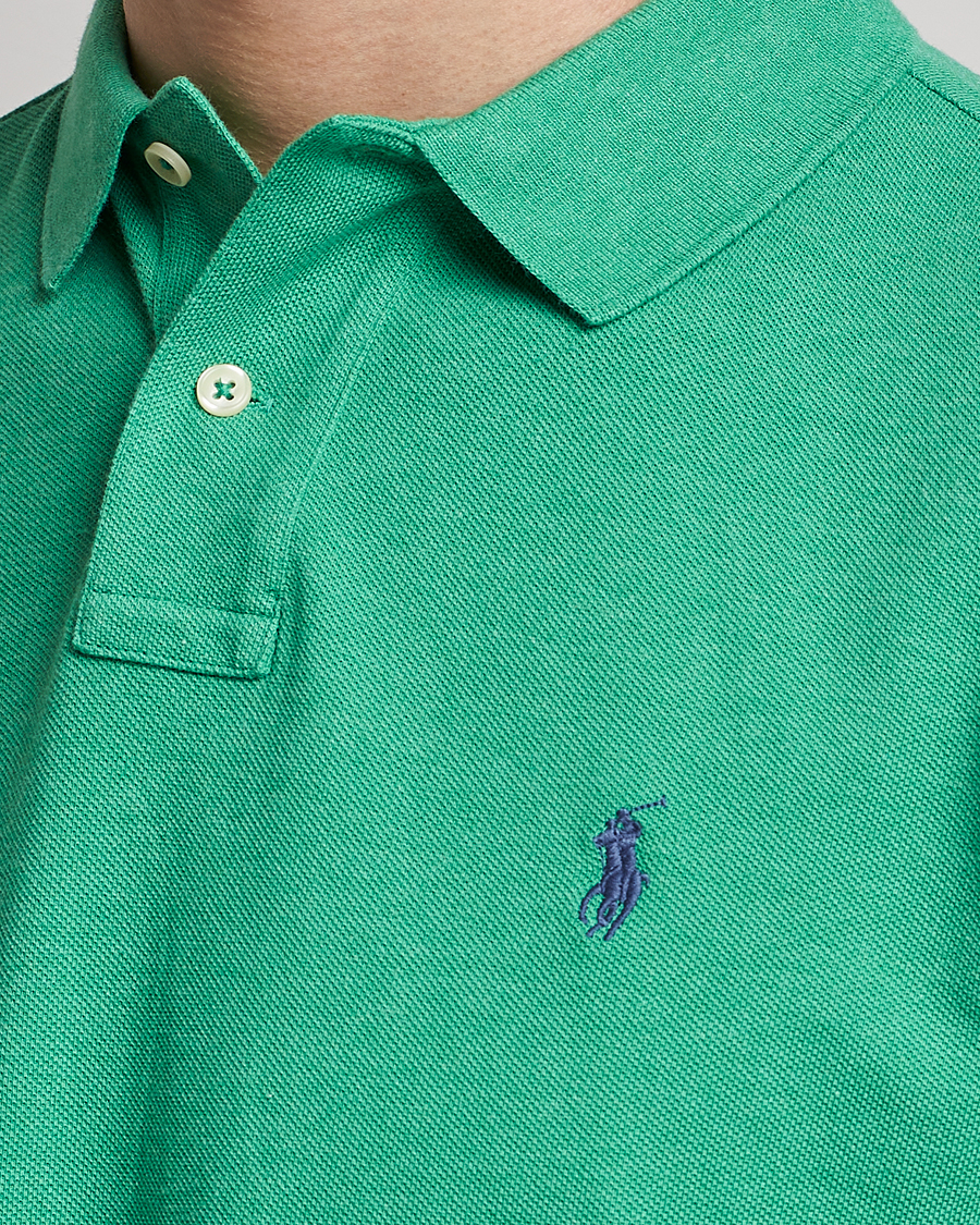 Herre | Pikéer | Polo Ralph Lauren | Custom Slim Fit Polo Palm Green Heather