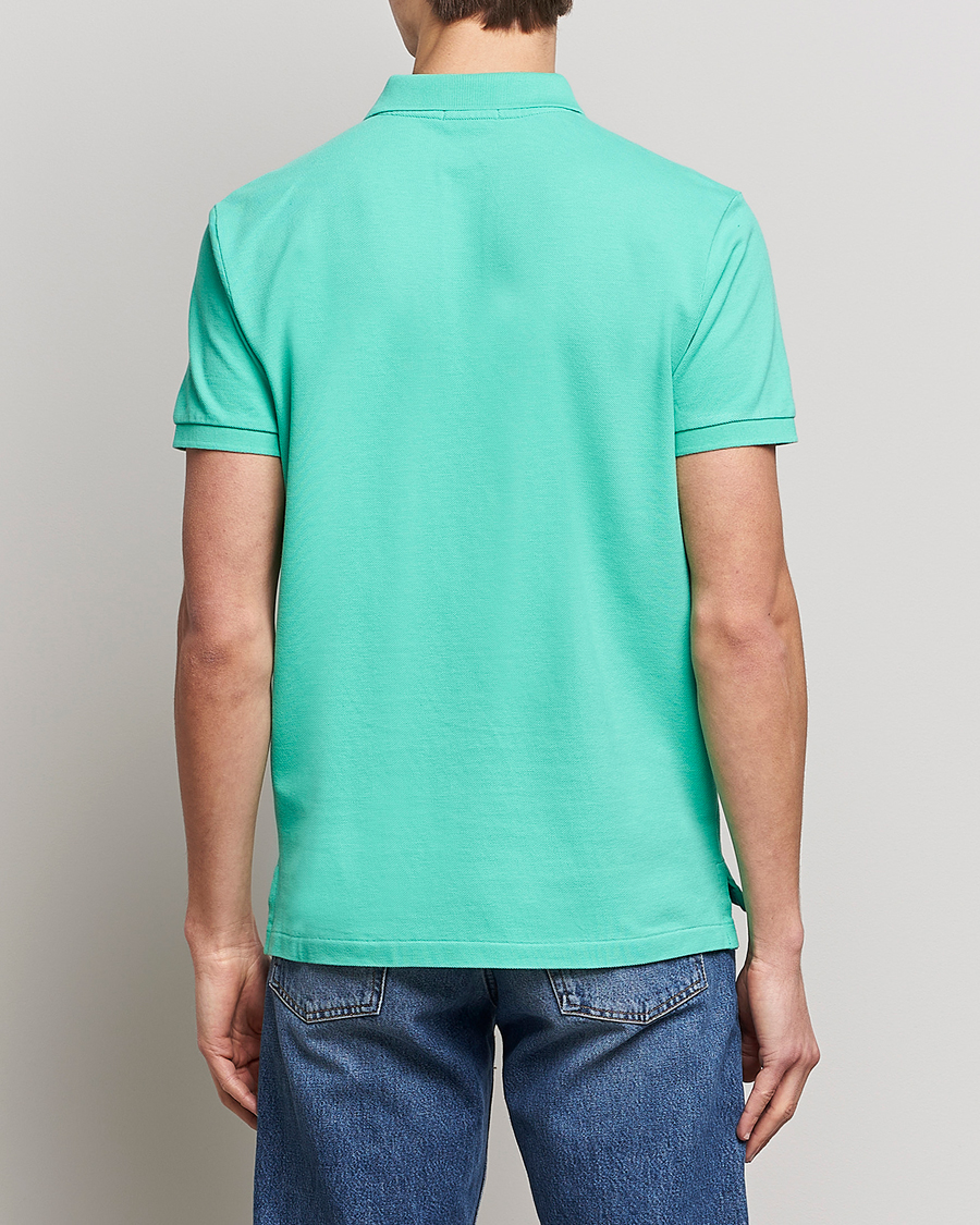 Herre | Pikéer | Polo Ralph Lauren | Custom Slim Fit Polo Sunset Green