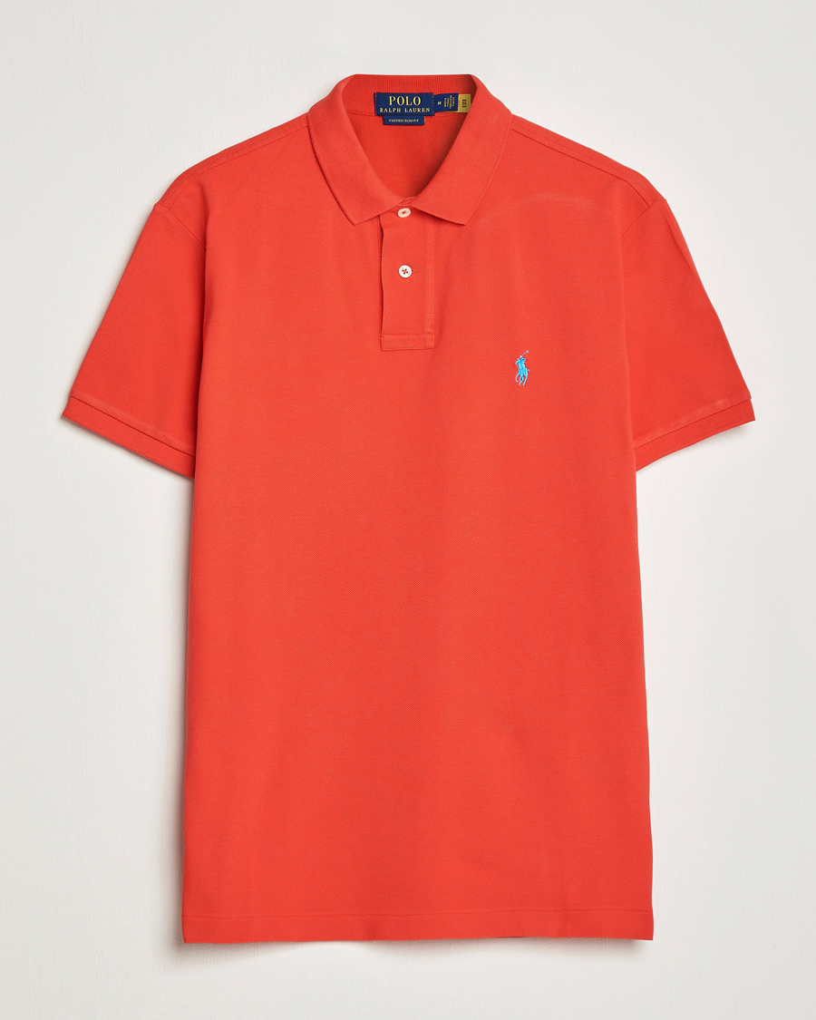 Herre | Pikéer | Polo Ralph Lauren | Custom Slim Fit Polo Petal Rose