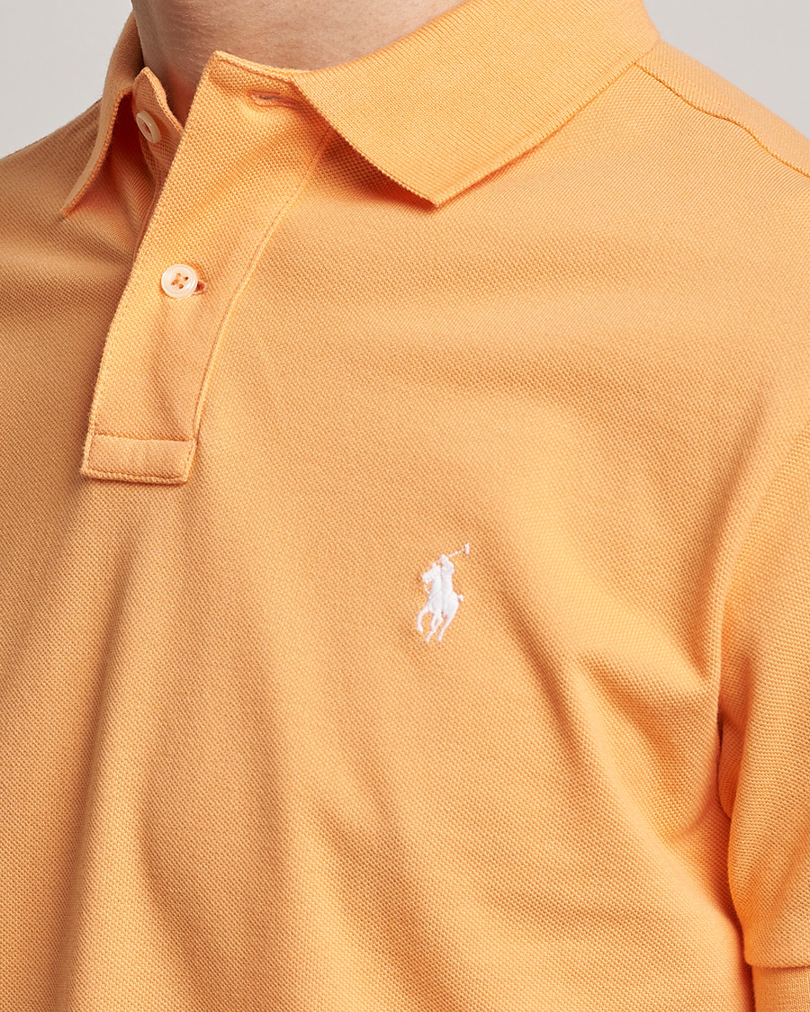 Herre | Pikéer | Polo Ralph Lauren | Custom Slim Fit Polo Key West Orange