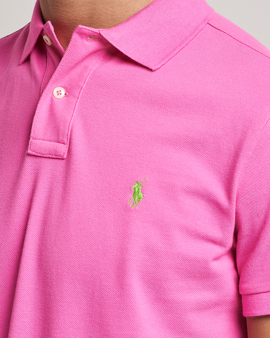 Herre | Pikéer | Polo Ralph Lauren | Custom Slim Fit Polo Dalia Pink