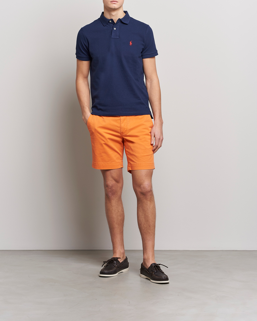 Herre | Shorts | Polo Ralph Lauren | Tailored Slim Fit Shorts Optic Orange
