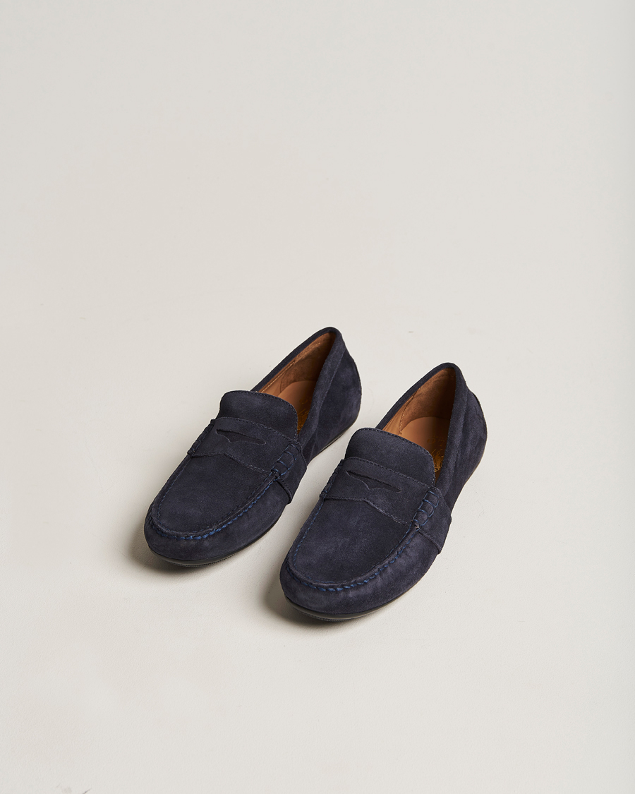 Herre | Loafers | Polo Ralph Lauren | Reynold Suede Driving Loafer Hunter Navy
