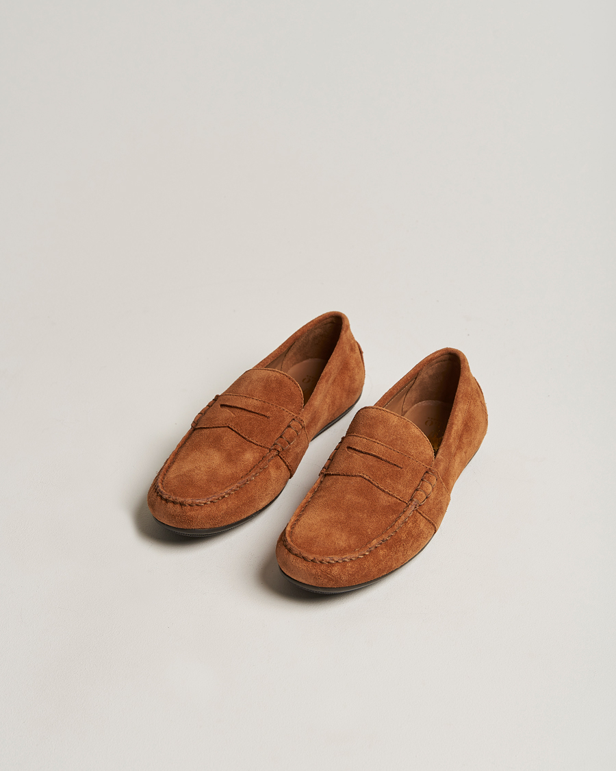 Herre | Sko | Polo Ralph Lauren | Reynold Suede Driving Loafer Teak