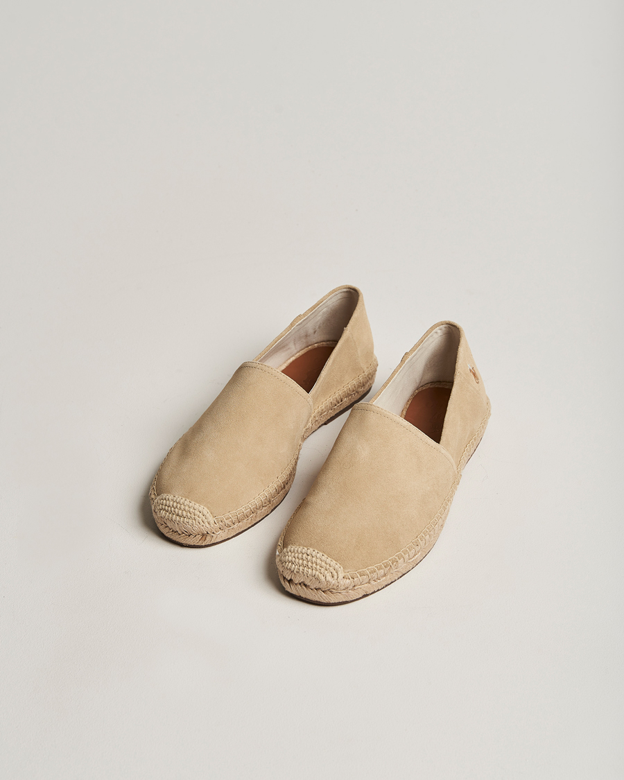 Herre | Polo Ralph Lauren Cevio Suede Espandrilles Bone | Polo Ralph Lauren | Cevio Suede Espandrilles Bone