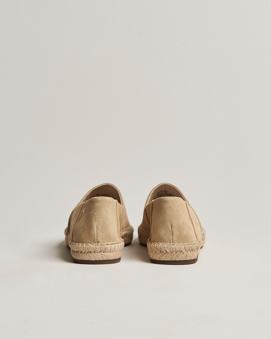 Herre | Polo Ralph Lauren Cevio Suede Espandrilles Bone | Polo Ralph Lauren | Cevio Suede Espandrilles Bone