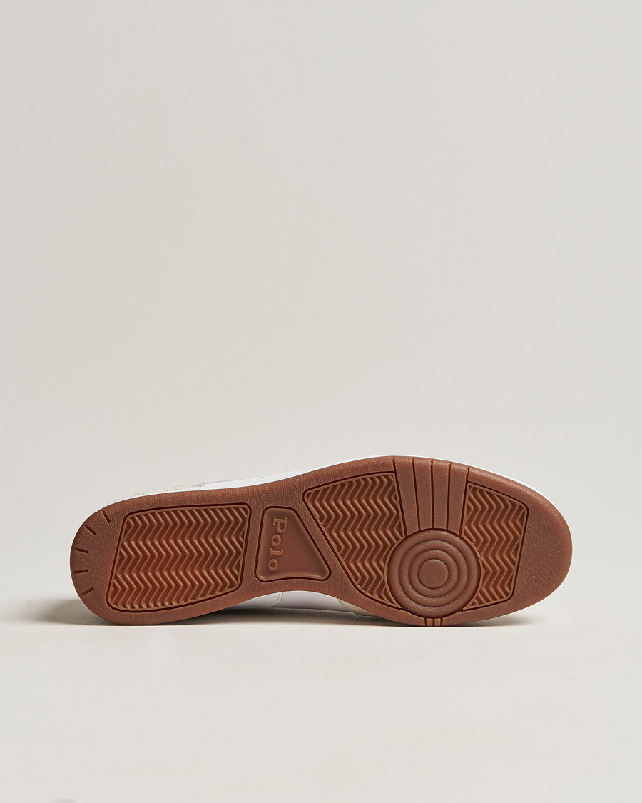 Herre | Sneakers | Polo Ralph Lauren | CRT Leather/Suede Sneaker White/Navy