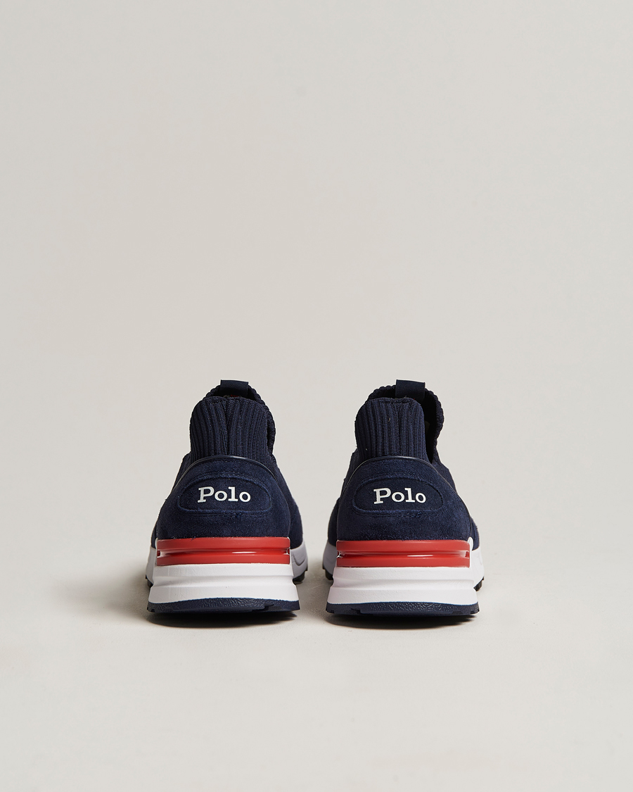 Herre | Polo Ralph Lauren Trackstr 200 Running Sneaker Hunter Navy | Polo Ralph Lauren | Trackstr 200 Running Sneaker Hunter Navy