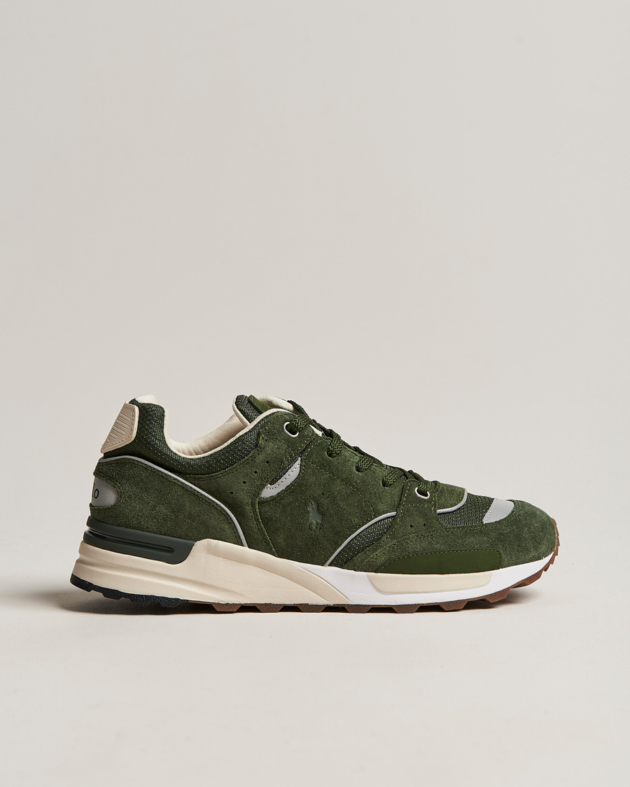 Herre | Trackstr 200 Running Sneaker Drab | Polo Ralph Lauren | Trackstr 200 Running Sneaker Drab