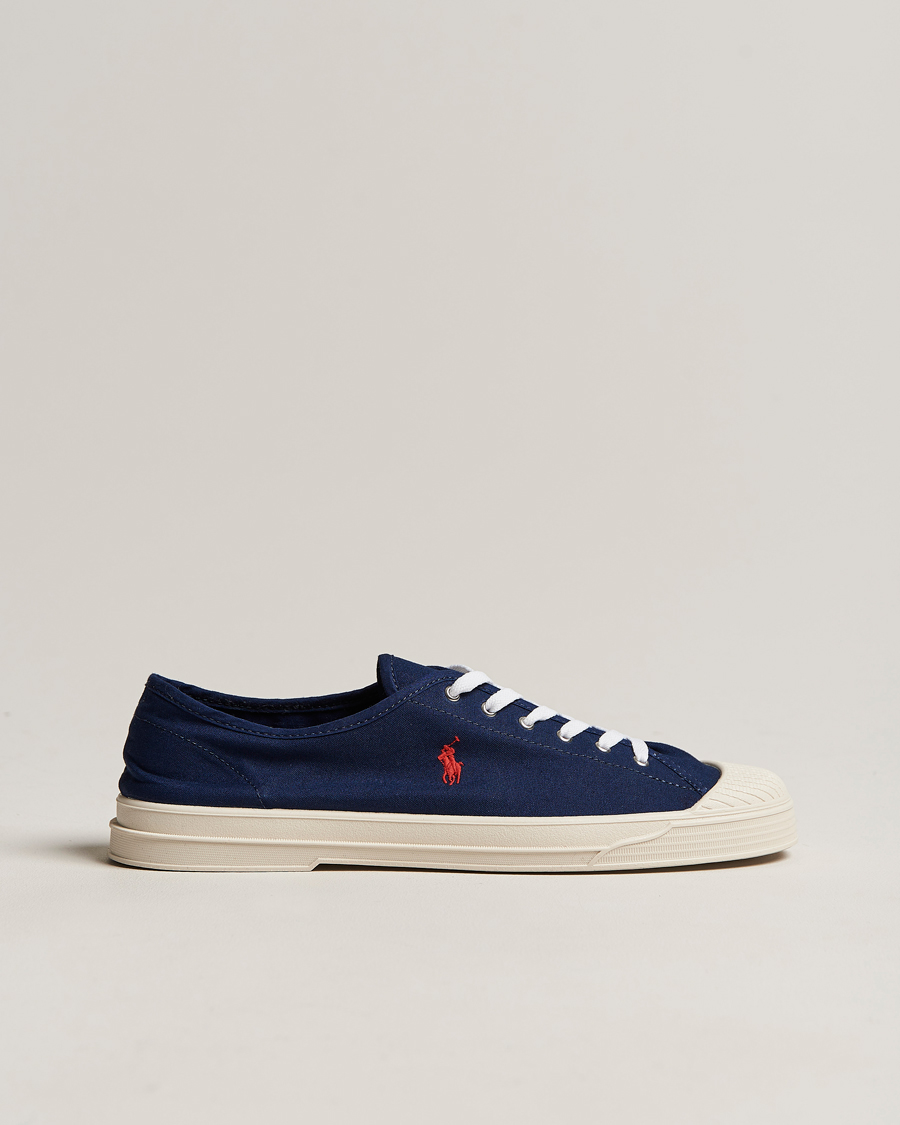 Herre | Polo Ralph Lauren Paloma Canvas Sneaker Newport Navy/Red | Polo Ralph Lauren | Paloma Canvas Sneaker Newport Navy/Red