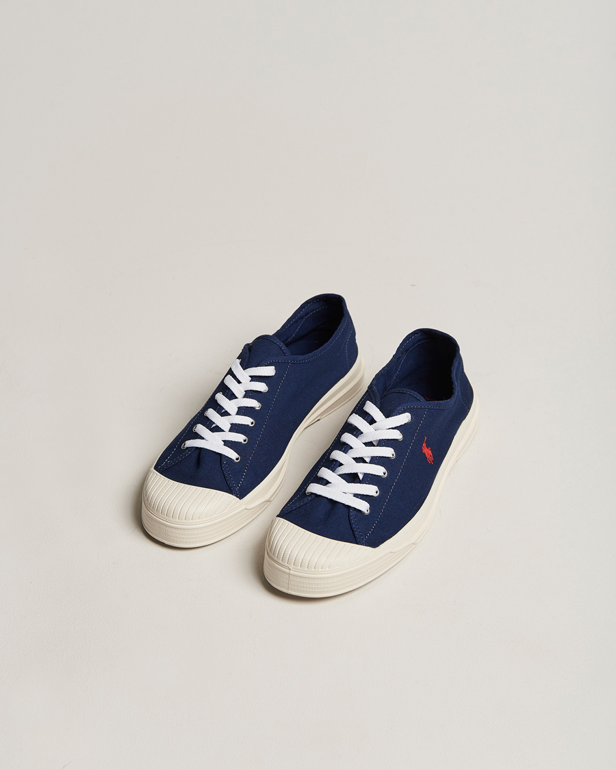 Herre | Polo Ralph Lauren Paloma Canvas Sneaker Newport Navy/Red | Polo Ralph Lauren | Paloma Canvas Sneaker Newport Navy/Red