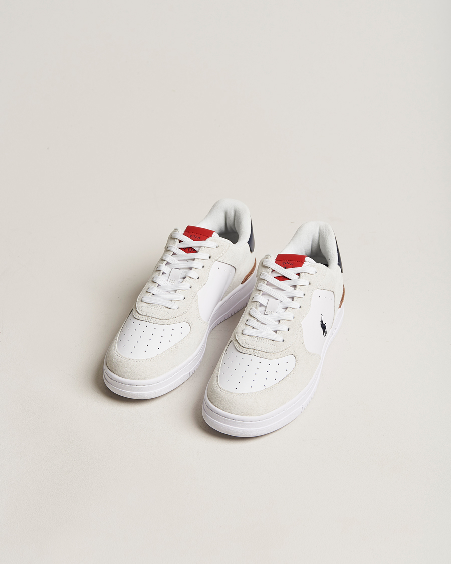 Herre |  | Polo Ralph Lauren | Masters Court Sneaker White/Suede