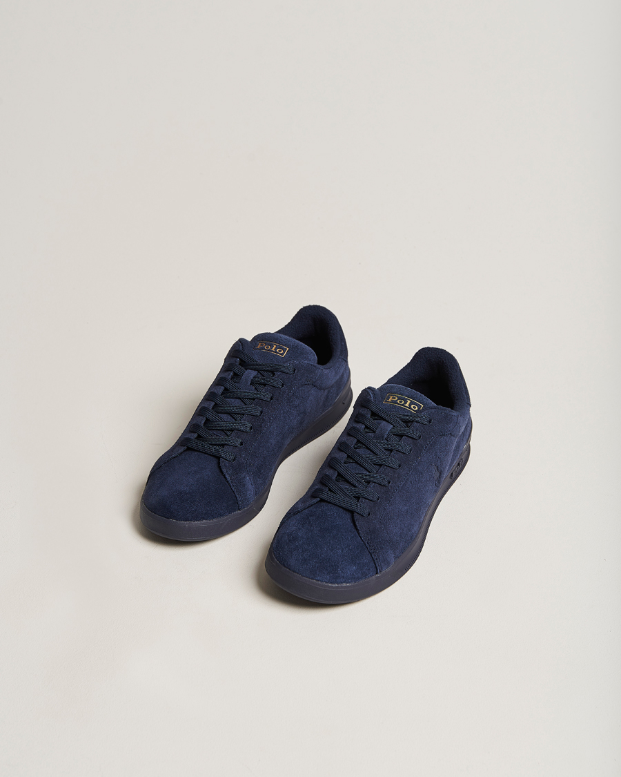 Herre |  | Polo Ralph Lauren | Heritage Court Suede Sneaker Hunter Navy