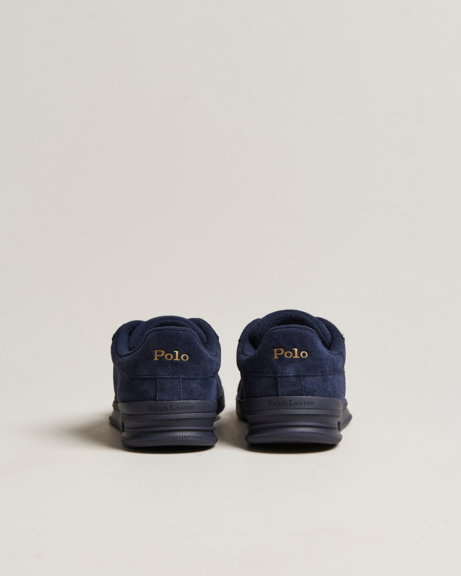 Herre | Polo Ralph Lauren Heritage Court Suede Sneaker Hunter Navy | Polo Ralph Lauren | Heritage Court Suede Sneaker Hunter Navy