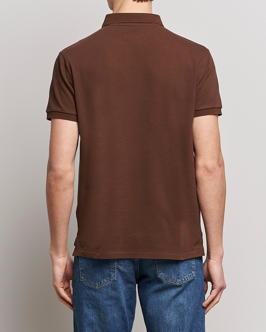 Herre | Pikéer | Polo Ralph Lauren | Custom Slim Fit Polo Branch Brown