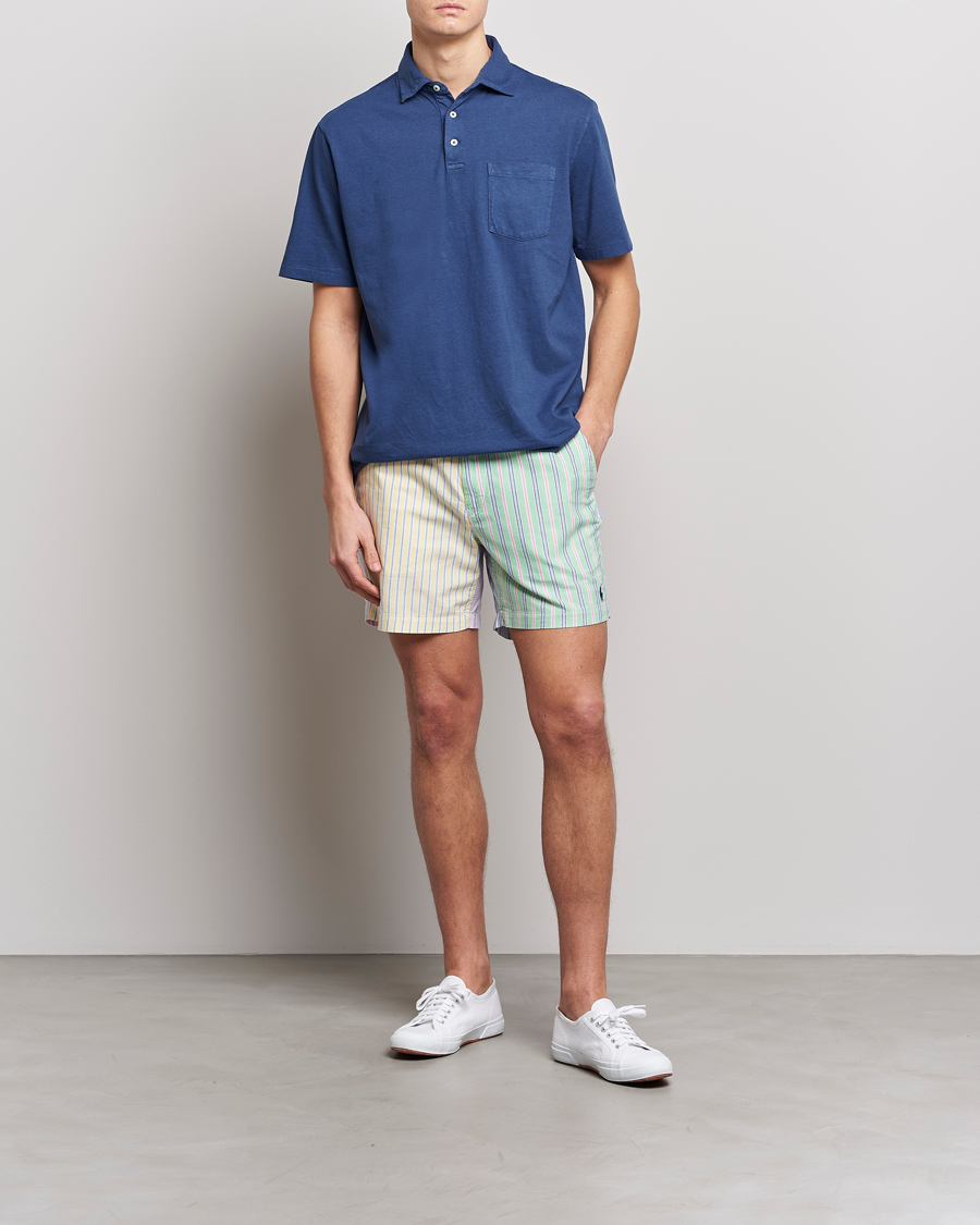 Herre | Pikéer | Polo Ralph Lauren | Cotton/Linen Polo Light Navy