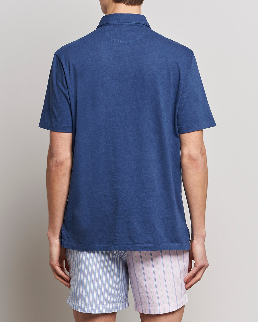 Herre | Pikéer | Polo Ralph Lauren | Cotton/Linen Polo Light Navy