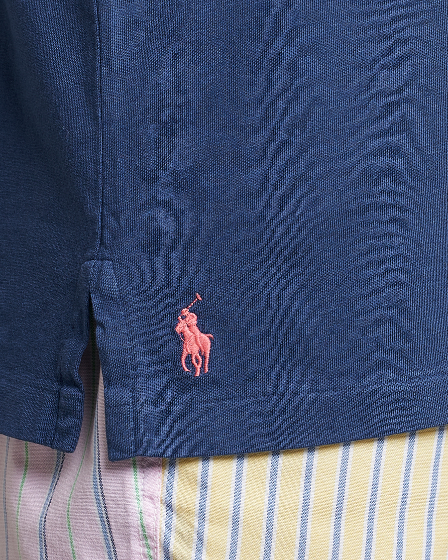 Herre | Pikéer | Polo Ralph Lauren | Cotton/Linen Polo Light Navy