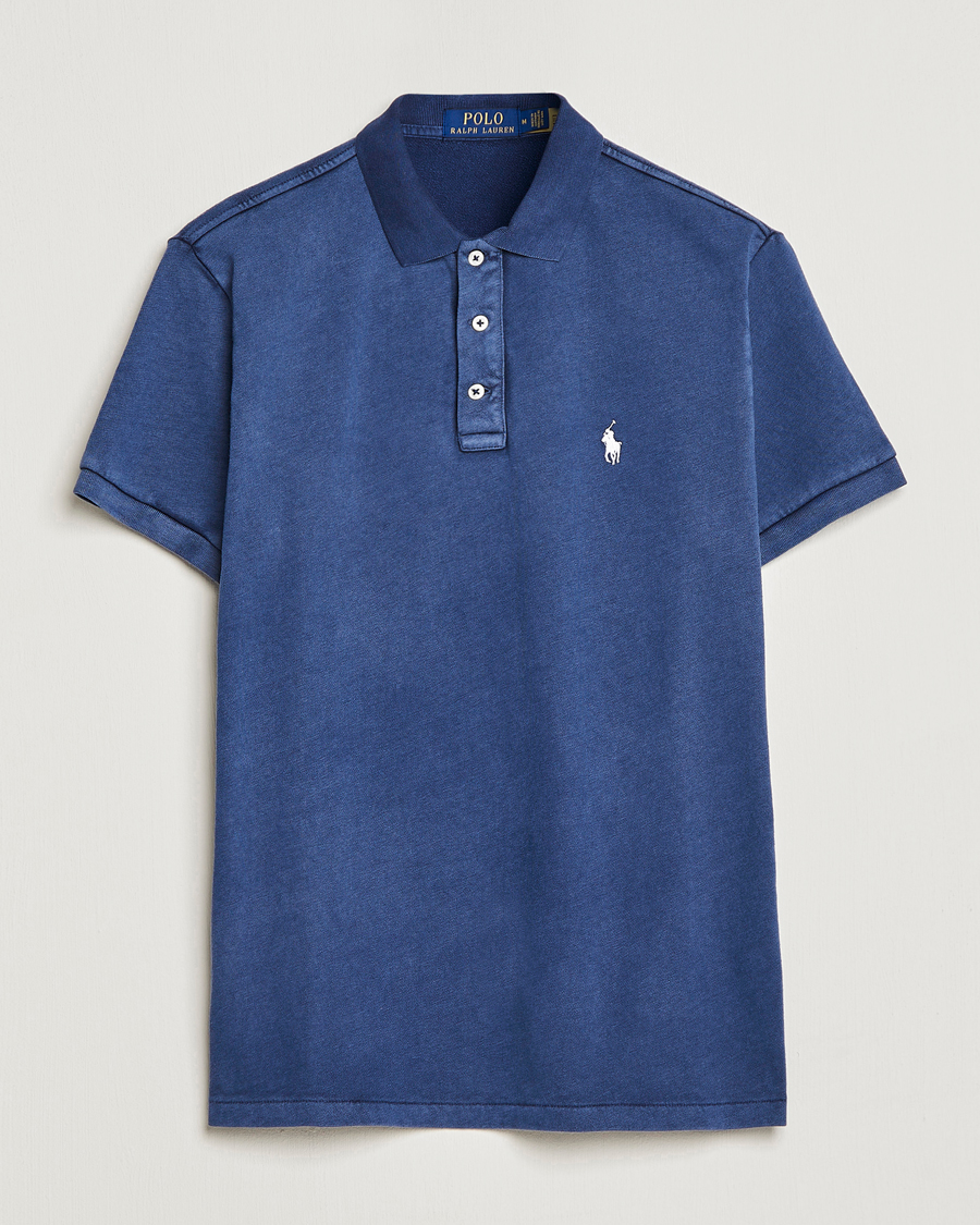Herre | Pikéer | Polo Ralph Lauren | Custom Fit Spa Terry Polo Newport Navy
