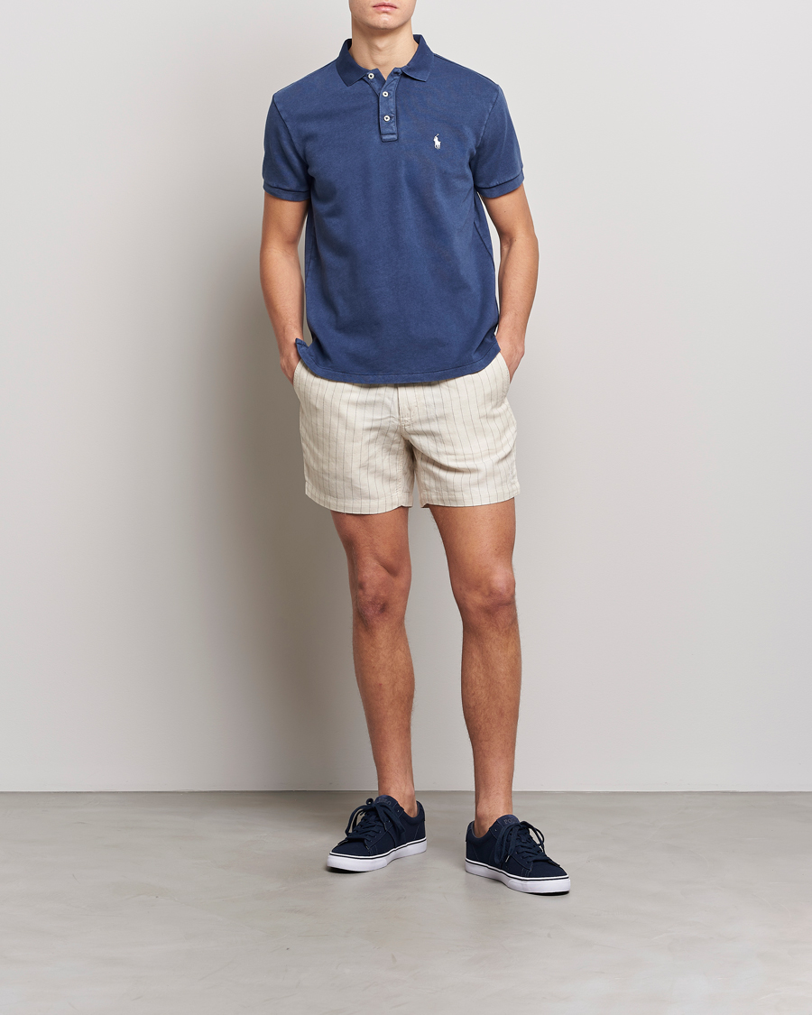 Herre | Pikéer | Polo Ralph Lauren | Custom Fit Spa Terry Polo Newport Navy