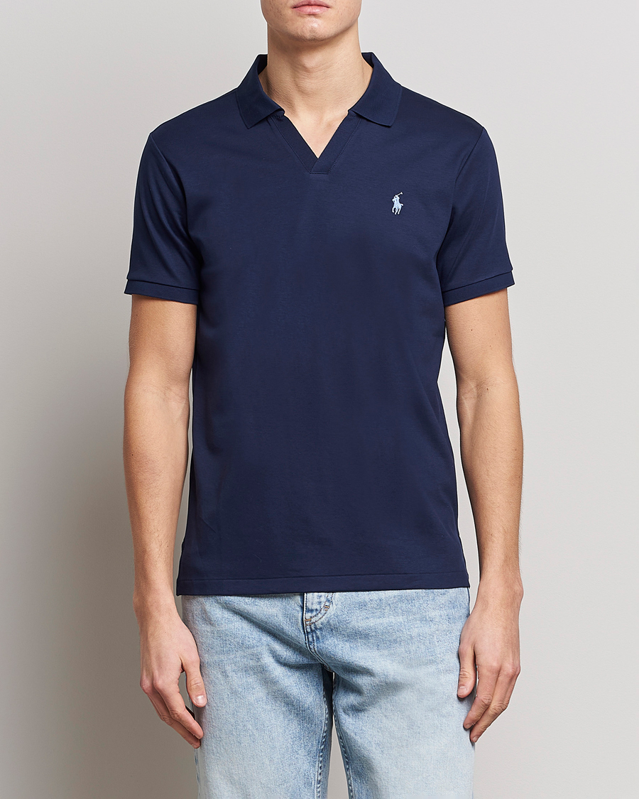 Herre | Pikéer | Polo Ralph Lauren | Pima Cotton Polo Refined Navy