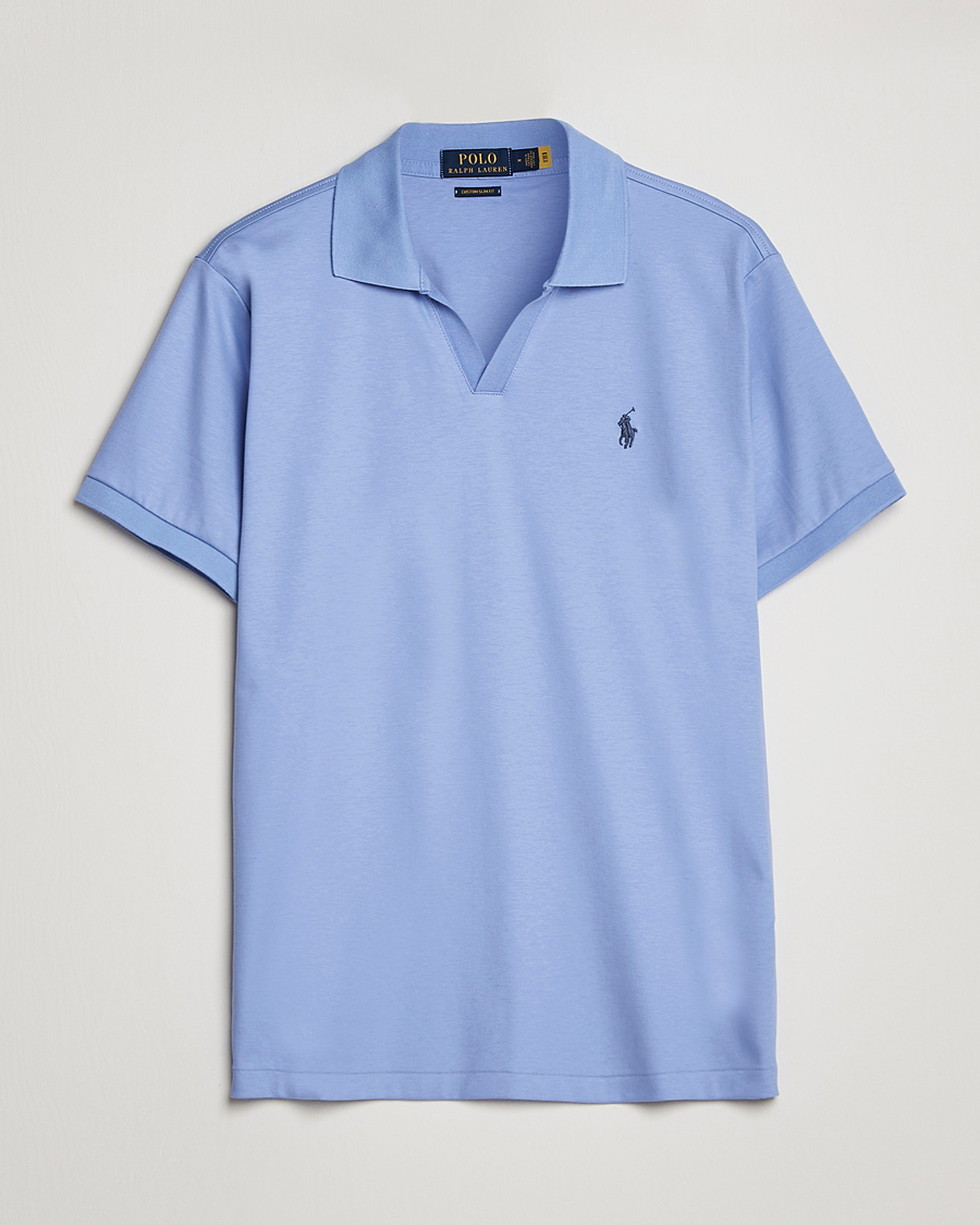Herre | Pikéer | Polo Ralph Lauren | Luxury Pima Cotton Polo Lafayette Blue