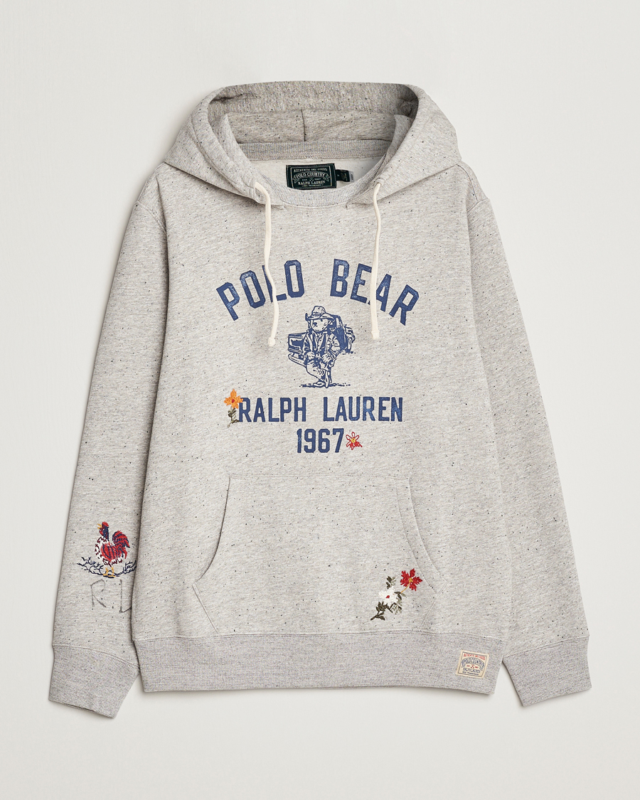 Herre | Gensere | Polo Ralph Lauren | Vintage Fleece Polo Bear Hoodie Brooklyn Heather