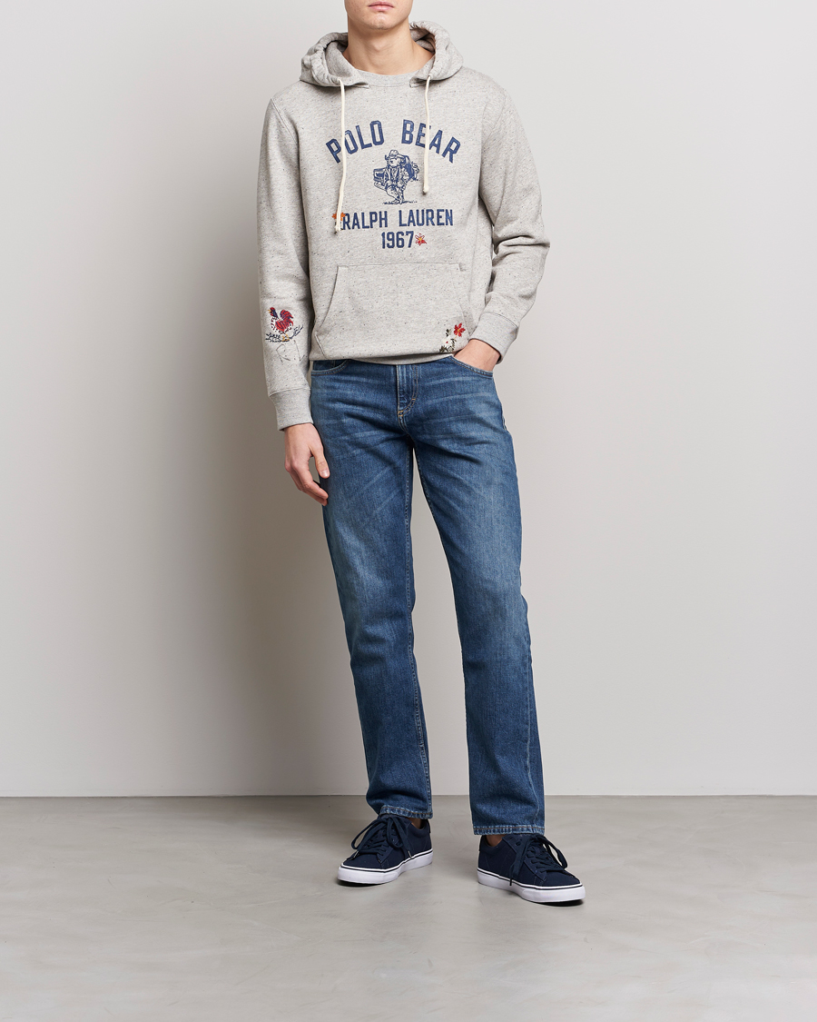 Herre | Gensere | Polo Ralph Lauren | Vintage Fleece Polo Bear Hoodie Brooklyn Heather