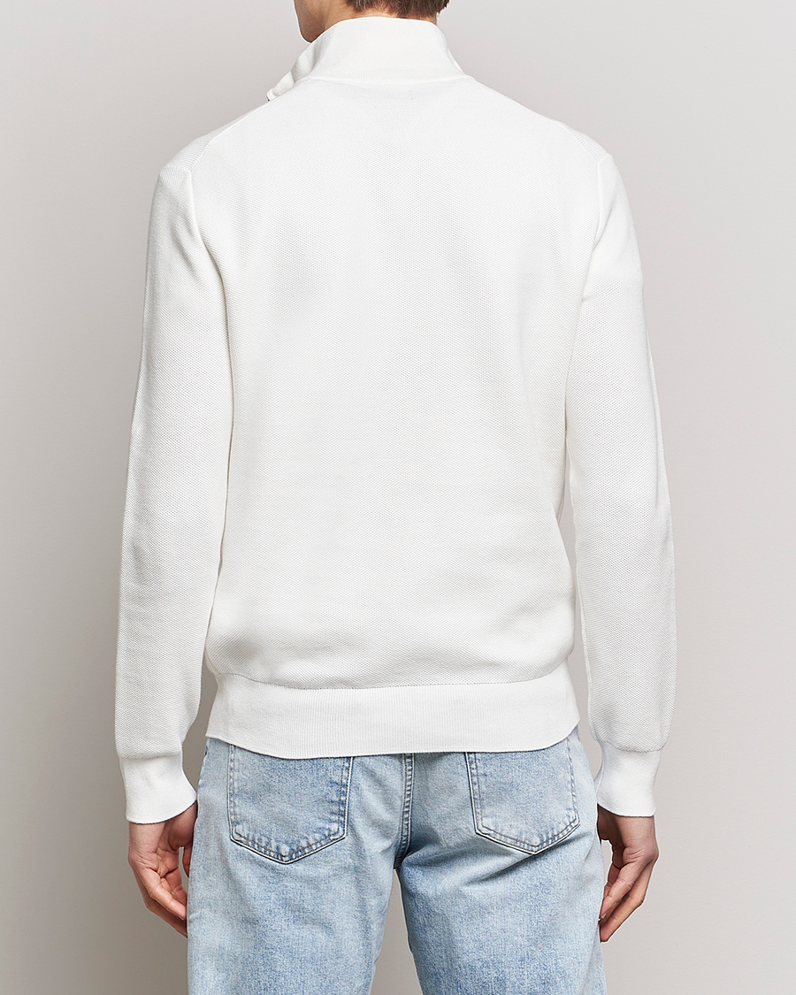Herre | Gensere | Polo Ralph Lauren | Textured Half-Zip Deckwash White