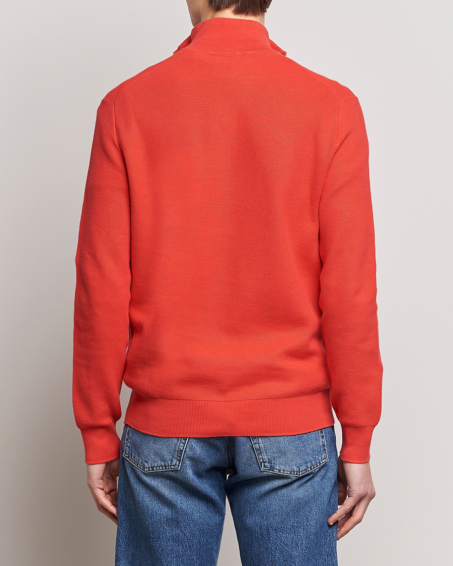 Herre | Gensere | Polo Ralph Lauren | Textured Half-Zip Red Reef